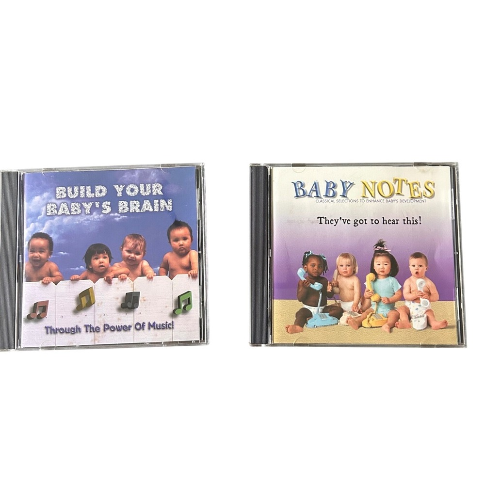 Baby Classical Music CDs Build Your Babys Brain & Baby Notes Mozart Bach 2 CDs